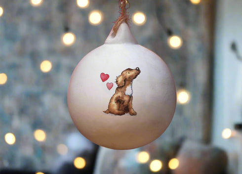 Cocker (Working) Ceramic Round Bauble